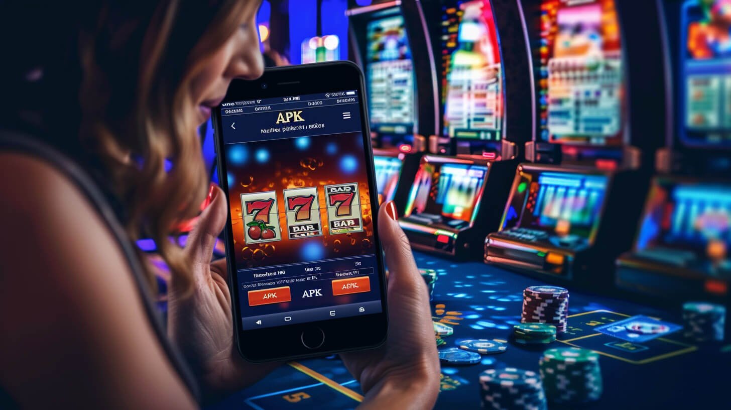 Pengguna mobile membaca halaman slot